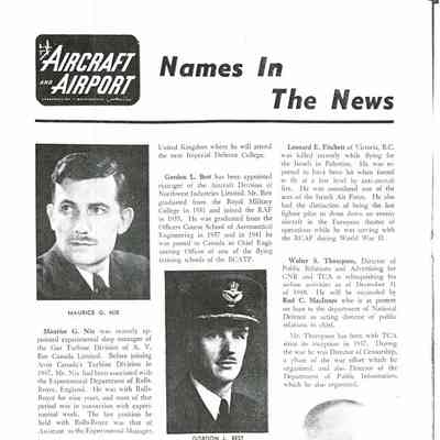 Names in the News - Dec 1948