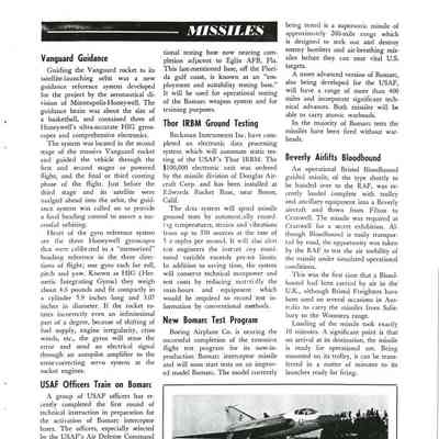 Missiles - May 1958