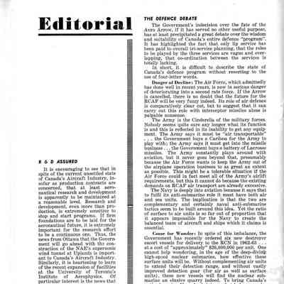 Editorial (Aircraft) - Jan 1959