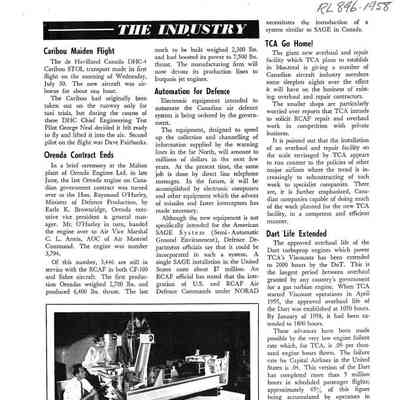 The Industry - Aug 1958