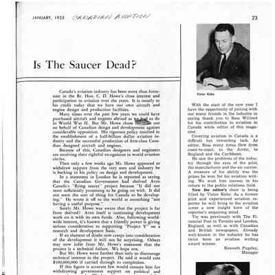 Is the Saucer Dead?