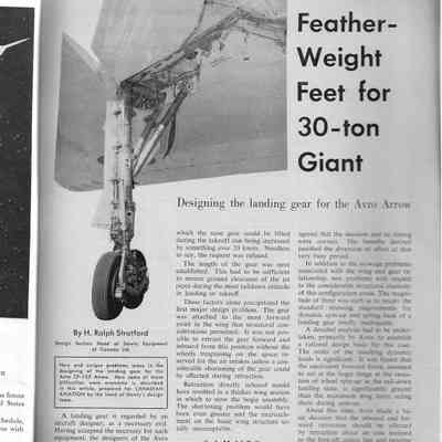 Feather-Weight Feet for a 30 ton Giant