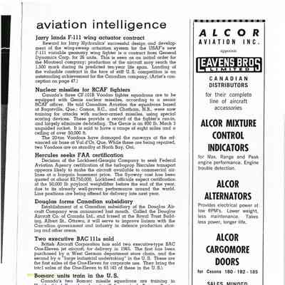 Aviation intelligence - Oct 1964