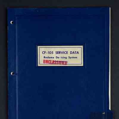 CF-105 service data. Section 50 Electrical system: radome de-icing