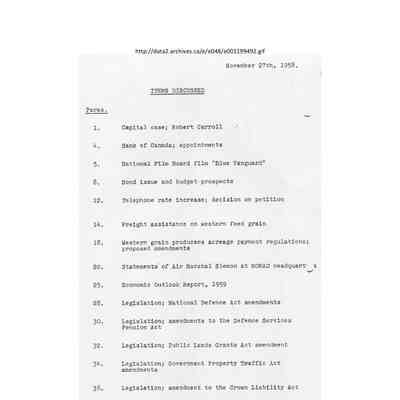Cabinet meeting 11-27-58