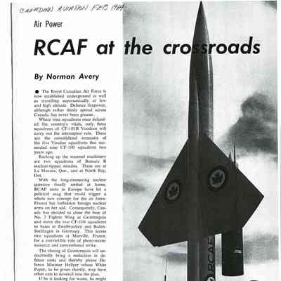 RCAF at Crossroads