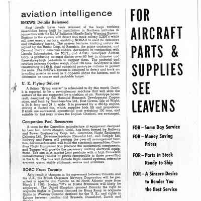 Aviation Intelligence - June 1959