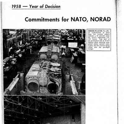 1958 - Year of decision - Commitments for NATO, NORAD Keystone to Industry's Development