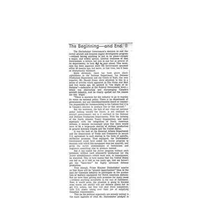 The beginning -- and end: II