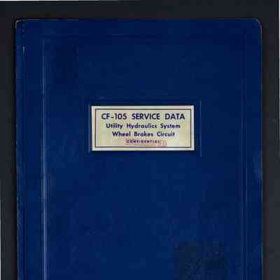 CF-105 service data. Section 7 Utility hydraulics system: wheel brakes circuit