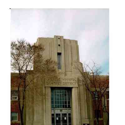 Greater Winnepeg Sanitary District building used in movie as Avro HQ