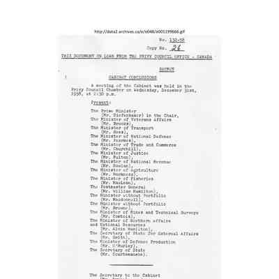 Cabinet meeting 12-31-58