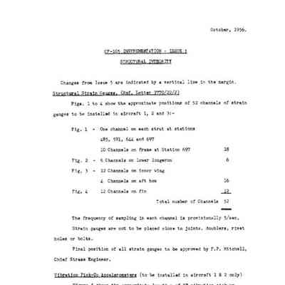 CF-105 Instrumentation - Issue 7; Structural Integrity