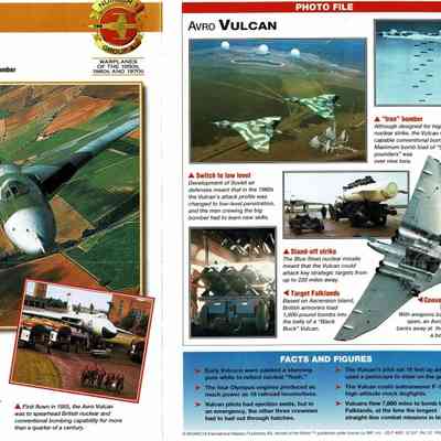 Avro Vulcan booklet