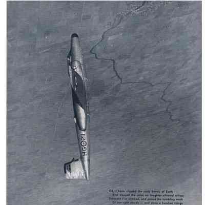CF-100 image with "High Flight" poem