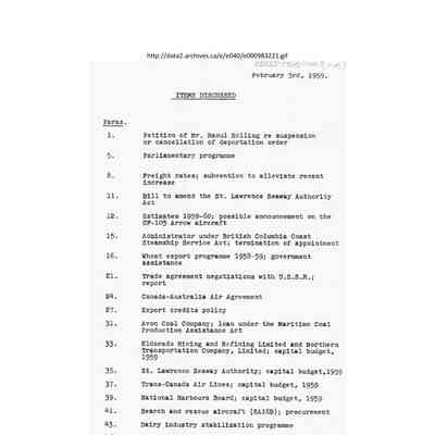 Cabinet meeting 02-03-59