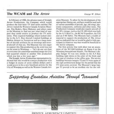 The WCAM and The Arrow