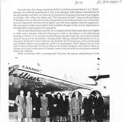Jetliner extract from book