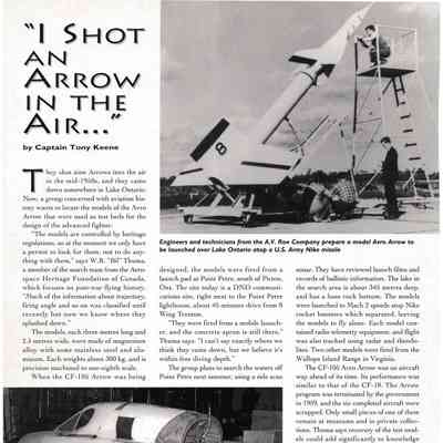 I shot an Arrow in the air