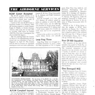 The Airborne Services - May 1953