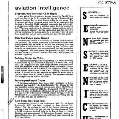 Aviation Intelligence - May 1961
