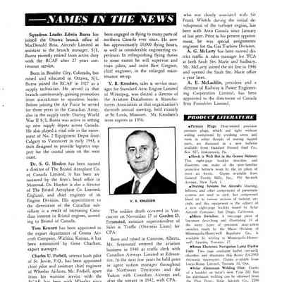 Names in the News - Jan 1954