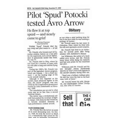 Spud Potocki Obituary