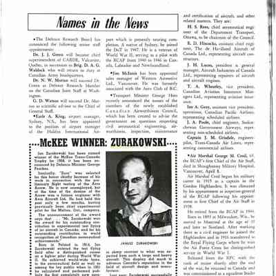 Names in the News - May 1959