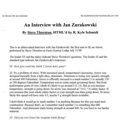 An interview with Jan Zurakowski