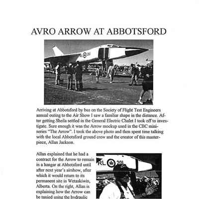 Avro Arrow at Abbotsford