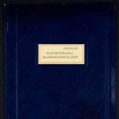 Brochure L.P.-1 Low pressure pneumatic system for CF-105 all weather fighter