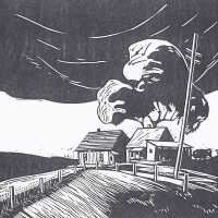 Untitled (Farm Under a Stormy Sky)