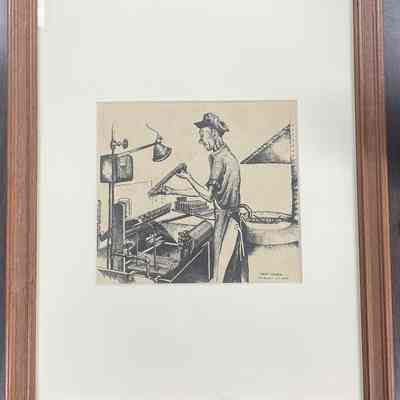 Framed: Framed for AAMC 100 Year Exhibit