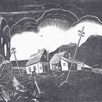 Untitled (Man Hoeing Garden)