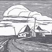 Untitled (House by a Country Road)