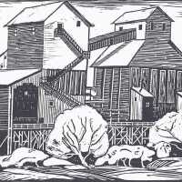 Untitled (Grain Elevator Near Noblesville?)