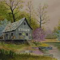 Untitled (Spring Boathouse)