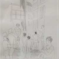 Etching for Chapter II of La Belle Enfant