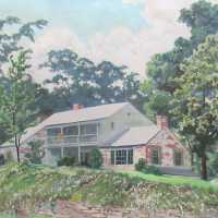 Untitled (House with trees)