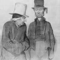 Une rencontre agréable, from Les Beaux Jours de la Vie, published in Le Charivari, April 1, 1844