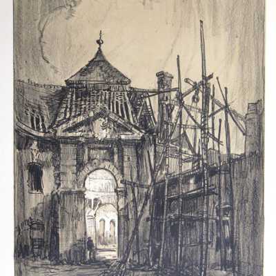 Gate to the Bishop's Place, Verdun, France