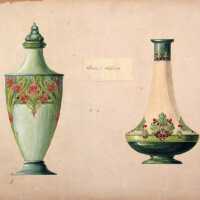 Two Designs for Vases