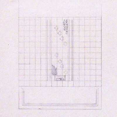 Untitled (Two Designs for Tiled Showers)