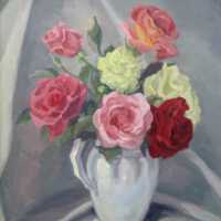 Untitled (vase with roses)
