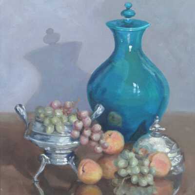 Peaches and Grapes