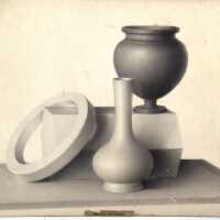 Untitled (Still life with vase and urn)