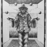 Untitled (Clown Juggling 6 Balls)