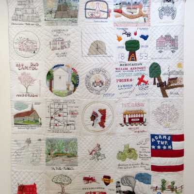 Untitled (Pictorial Quilt)