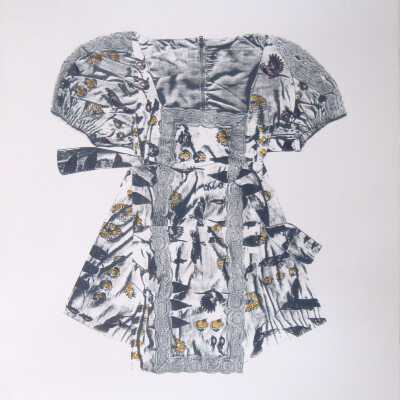 Girl's Dress with Birds and Flowers: New Harmony Suite