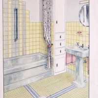 Untitled (Art Deco Bathroom Design)
